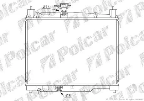 Радіатори охолодження Polcar 810308-1