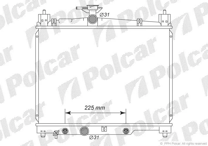 Радіатори охолодження Polcar 810308-2 (фото 1)