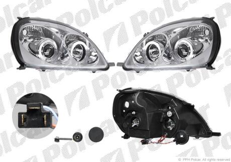 Фара основная Polcar 810309AE