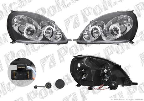 Фара основная Polcar 810309BE