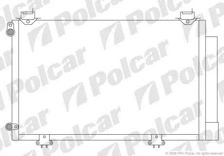 Радіатори кондиціонера Polcar 8103K8C1S