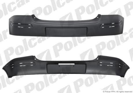 Бампер задний Polcar 81049610