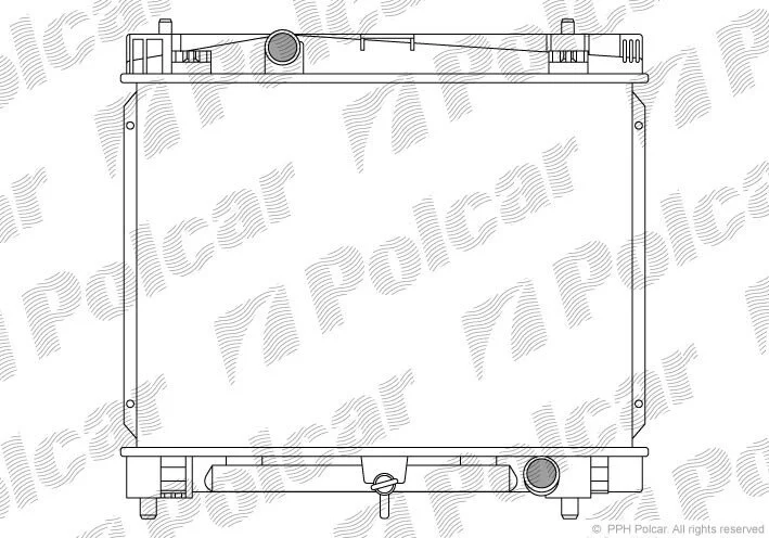 Радіатори охолодження Polcar 810508-1 (фото 1)