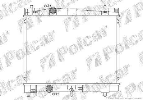 Радиаторы охлаждения Polcar 8105083K
