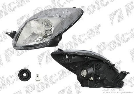 Фара основная левая H4 Polcar 8105091E
