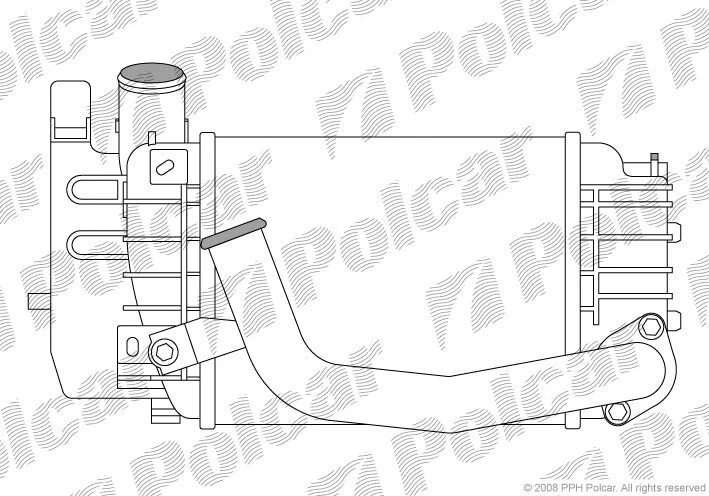 Радиаторы воздуха (Интеркулеры) Polcar 8105J81X (фото 1)