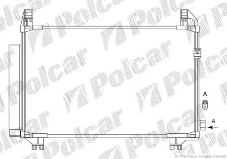 Радіатори кондиціонера Polcar 8105K83K