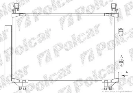 Радіатори кондиціонера Polcar 8105K8C3