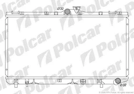 Радиаторы охлаждения Polcar 811008-3