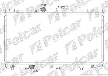 Радиаторы охлаждения Polcar 811008-5