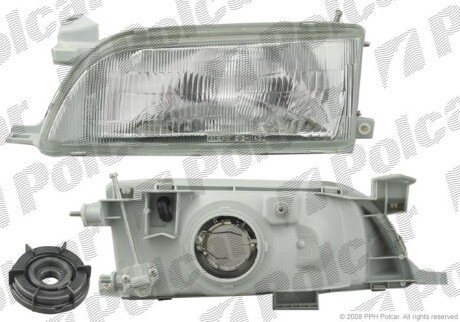 Фара основная левая H4 Polcar 8110090E