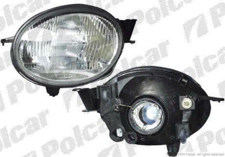 Фара основная левая H4 Polcar 8112092E
