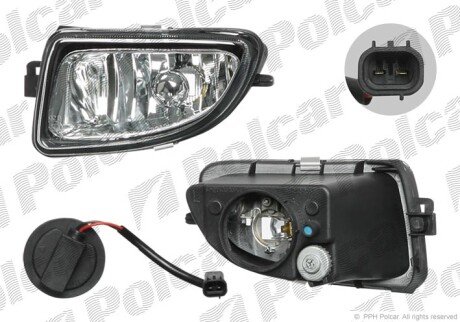 Фара передняя Polcar 811230-E