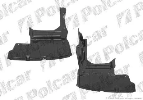 Защита под двигатель прав Polcar 811434-6