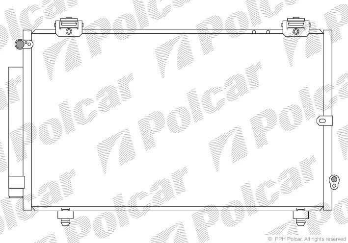 Радиаторы кондиционера Polcar 8114K82K (фото 1)