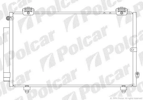 Радиаторы кондиционера Polcar 8114K82K