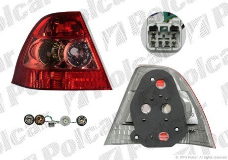 Фонарь задний слева Polcar 8115872E