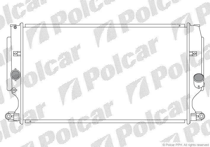 Радіатори охолодження Polcar 811608-4 (фото 1)