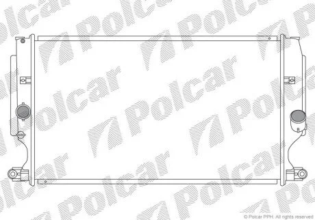 Радіатори охолодження Polcar 811608-4