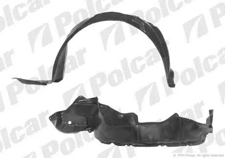 Підкрилок правий Polcar 8117FP-1