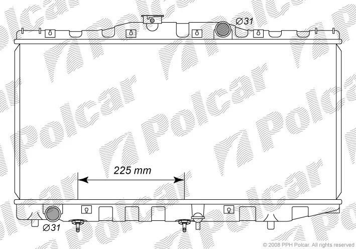 Радиаторы охлаждения Polcar 812008-2 (фото 1)
