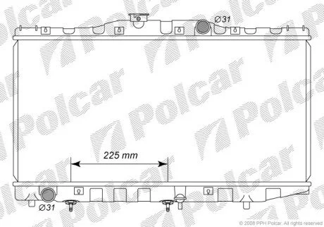 Радиаторы охлаждения Polcar 812008-2