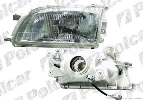 Фара основна права H4, W5W Polcar 8122100E