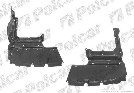 Захист під двигун правий Polcar 8125346Q