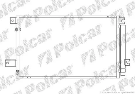 Радиаторы кондиционера Polcar 8125K8C4S