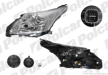Фара основная Polcar 8127100E