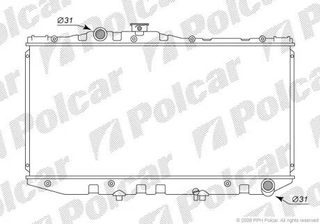 Радиаторы охлаждения Polcar 813008-1