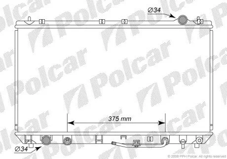 Радиаторы охлаждения Polcar 813508-4