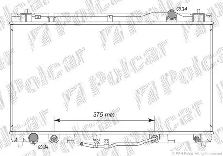 Радіатори охолодження Polcar 813708-3