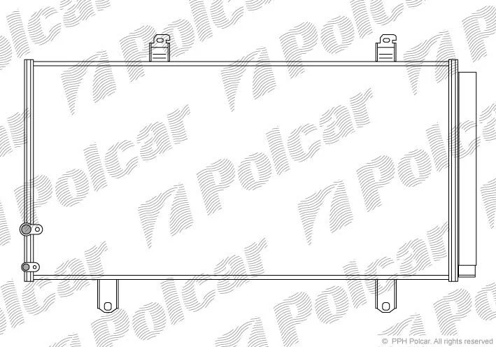 Радіатори кондиціонера Polcar 8138K81K (фото 1)