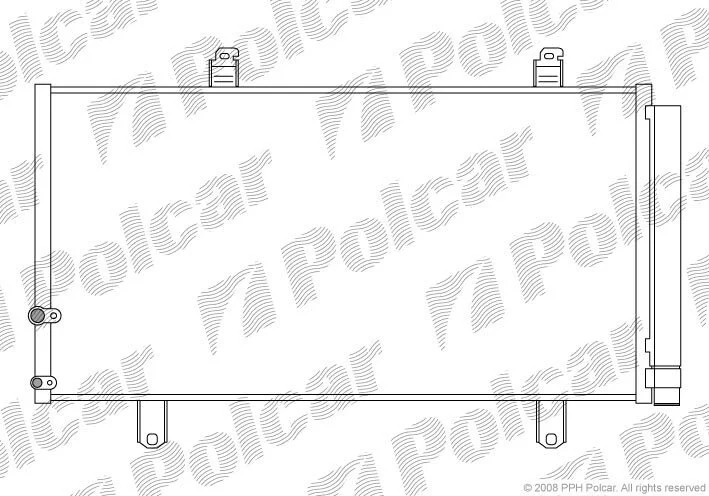 Радіатори кондиціонера Polcar 8138K8C1S (фото 1)