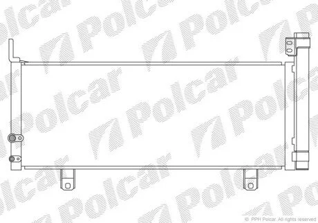 Радіатори кондиціонера Polcar 8138K8C3