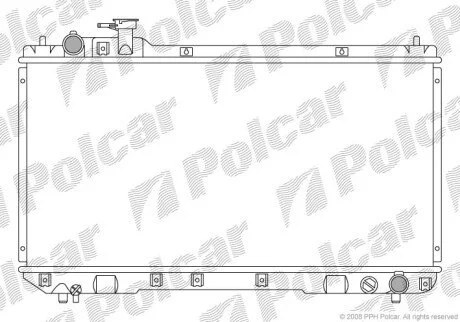 Радіатори охолодження Polcar 814408-2