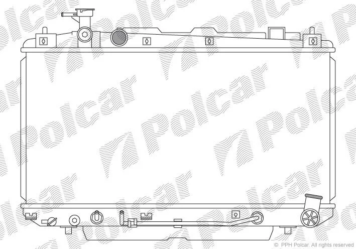 Радіатори охолодження Polcar 814608-2 (фото 1)