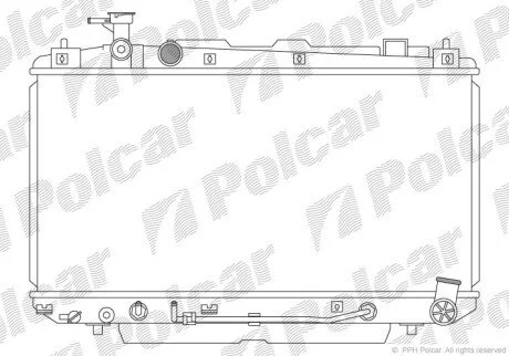 Радіатори охолодження Polcar 814608-2