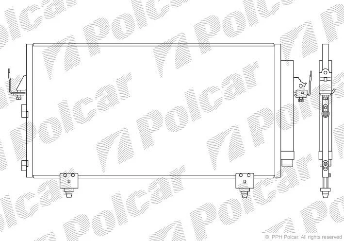 Радіатори кондиціонера Polcar 8146K82K (фото 1)