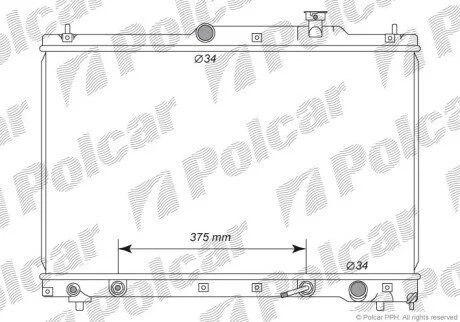Радіатори охолодження Polcar 815108-1