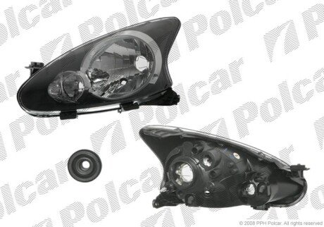 Фара основная правая H4 Polcar 815310-E