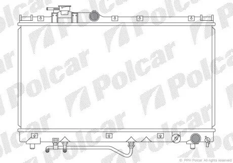 Радіатори охолодження Polcar 815608-2