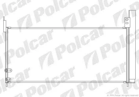 Радиаторы кондиционера Polcar 8162K82K