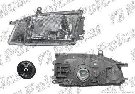 Фара основная правая H4 Polcar 8166101E