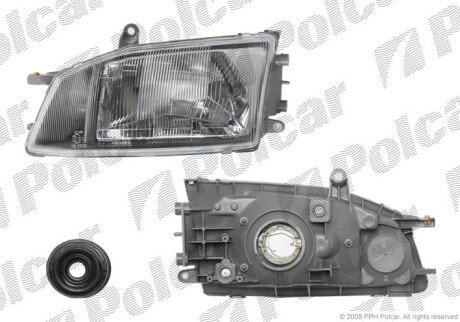 Фара основная правая H4 Polcar 816610-E