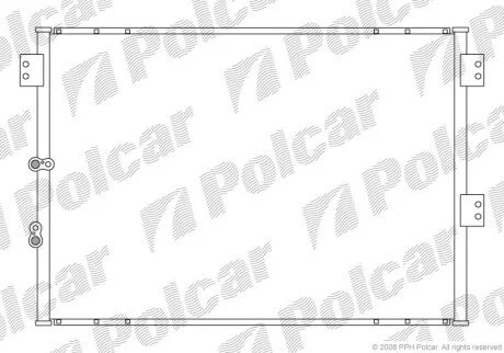 Радиаторы кондиционера Polcar 8166K8C1