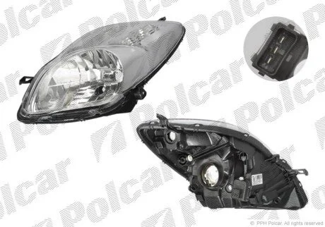 Фара основна ліва H4 Polcar 8172090E