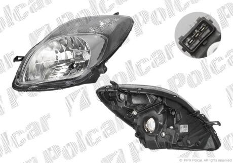 Фара основная левая H4 Polcar 8172094E