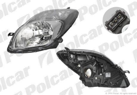 Фара основная правая H4 Polcar 8172103E